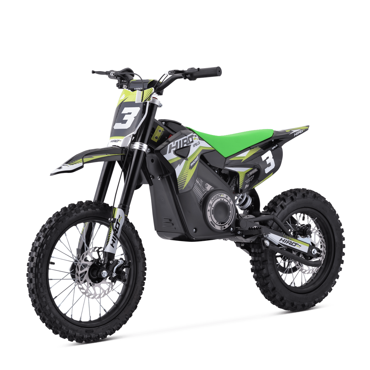 DIRT BIKE ENFANT ÉLECTRIQUE HIRO ROCKET 1600 VERT