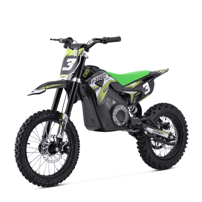 DIRT BIKE ENFANT ÉLECTRIQUE HIRO ROCKET 1600 VERT