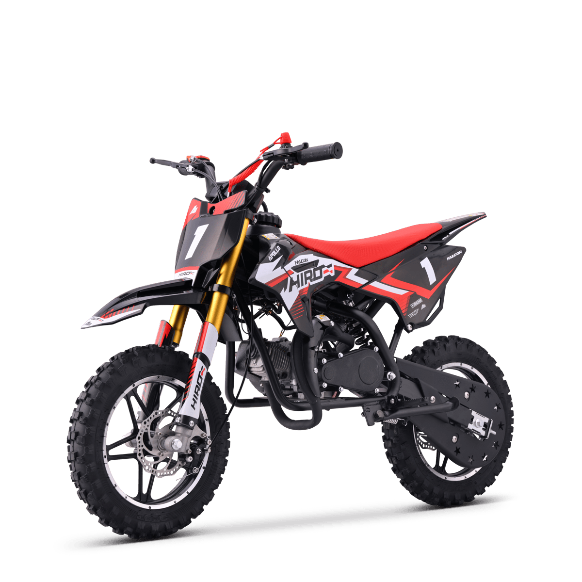 POCKET BIKE ENFANT HIRO FALCON 49CC ROUGE