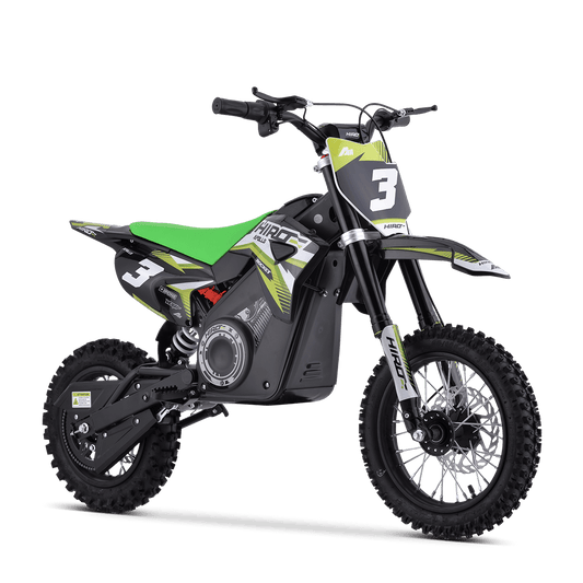 DIRT BIKE ENFANT ÉLECTRIQUE HIRO ROCKET 1200 VERT