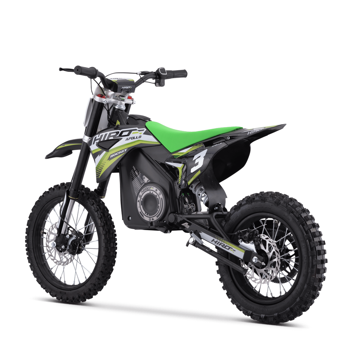 DIRT BIKE ENFANT ÉLECTRIQUE HIRO ROCKET 1600 VERT