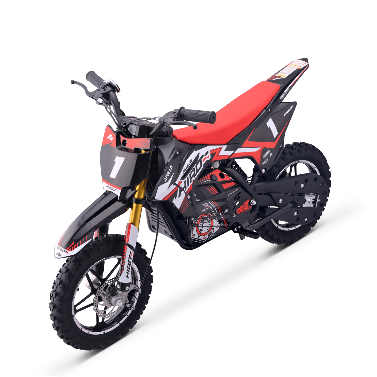POCKET BIKE ÉLECTRIQUE ENFANT HIRO FALCON 550W ROUGE