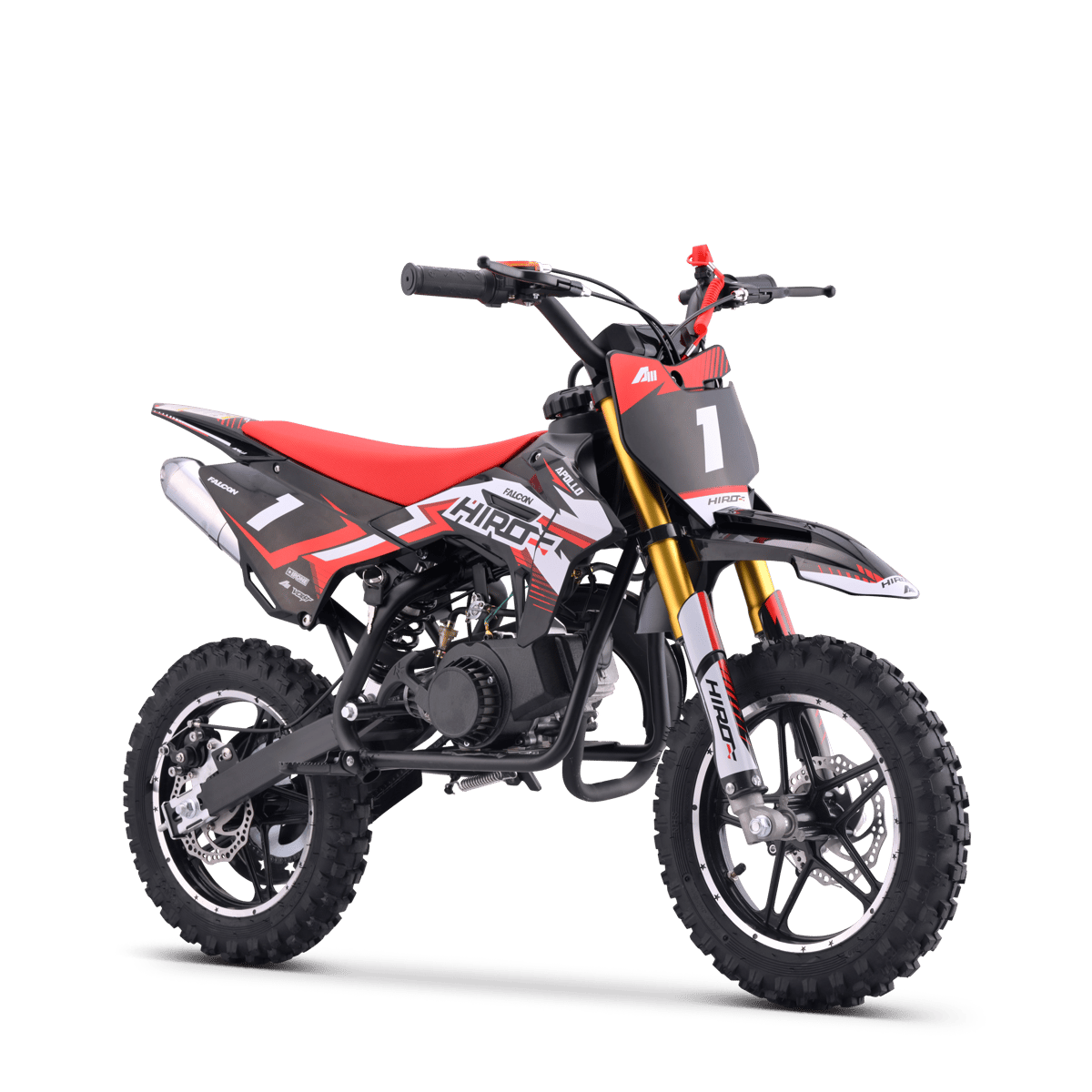 POCKET BIKE ENFANT HIRO FALCON 49CC ROUGE