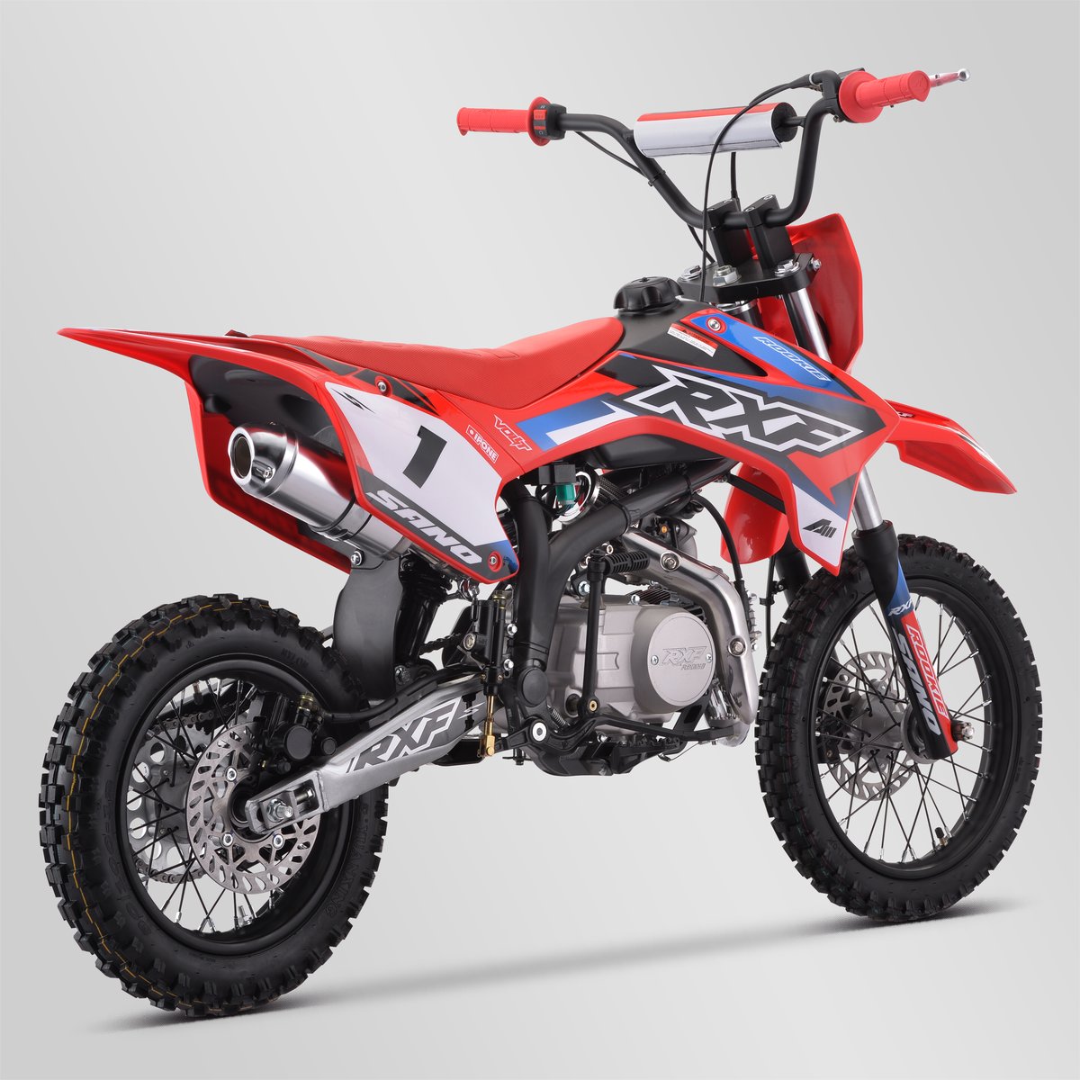 DIRT BIKE SANO RXF ROOKIE 125CC SEMI-AUTO 12/14 2024 - ROUGE
