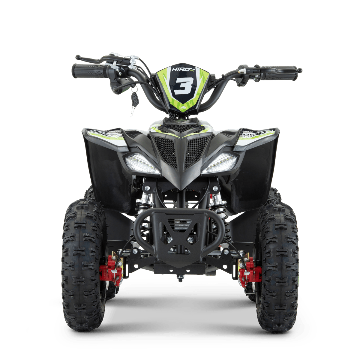 QUAD ENFANT ÉLECTRIQUE HIRO COBRA 800W VERT
