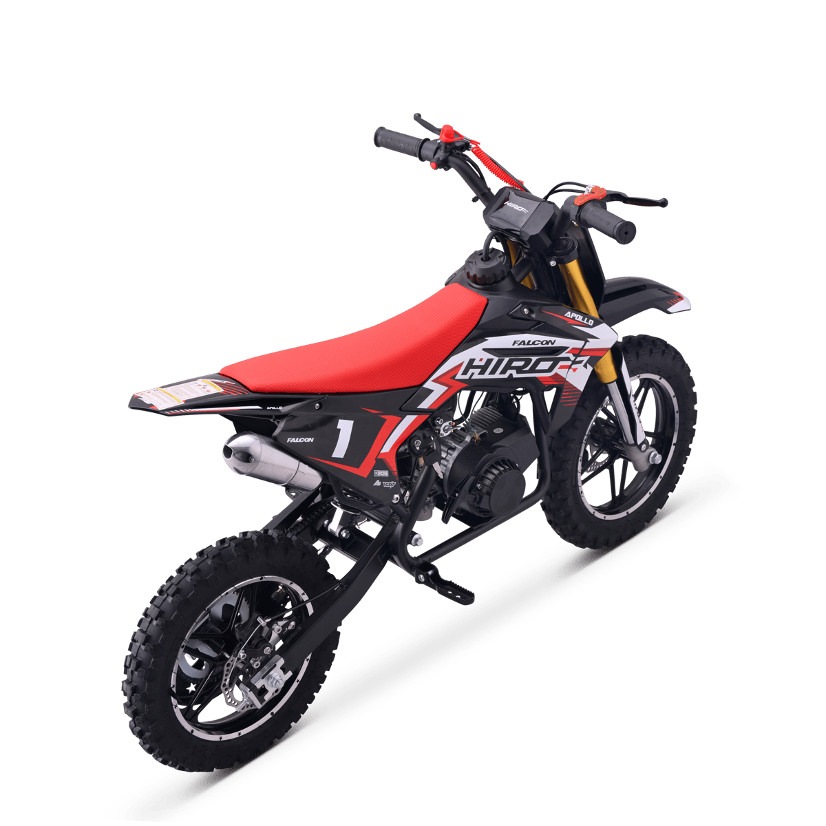 POCKET BIKE ENFANT HIRO FALCON 49CC ROUGE