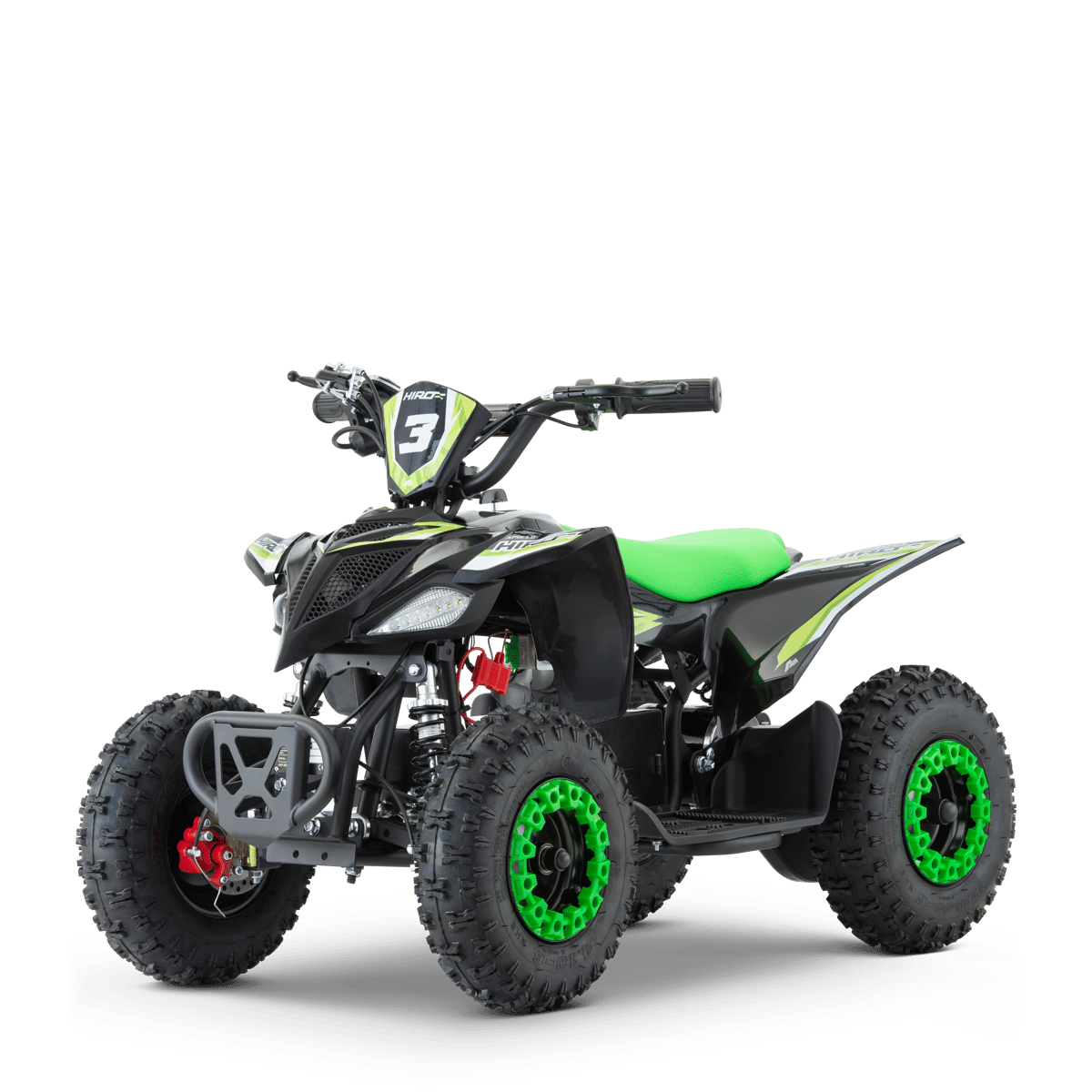 QUAD ENFANT ÉLECTRIQUE HIRO COBRA 800W VERT
