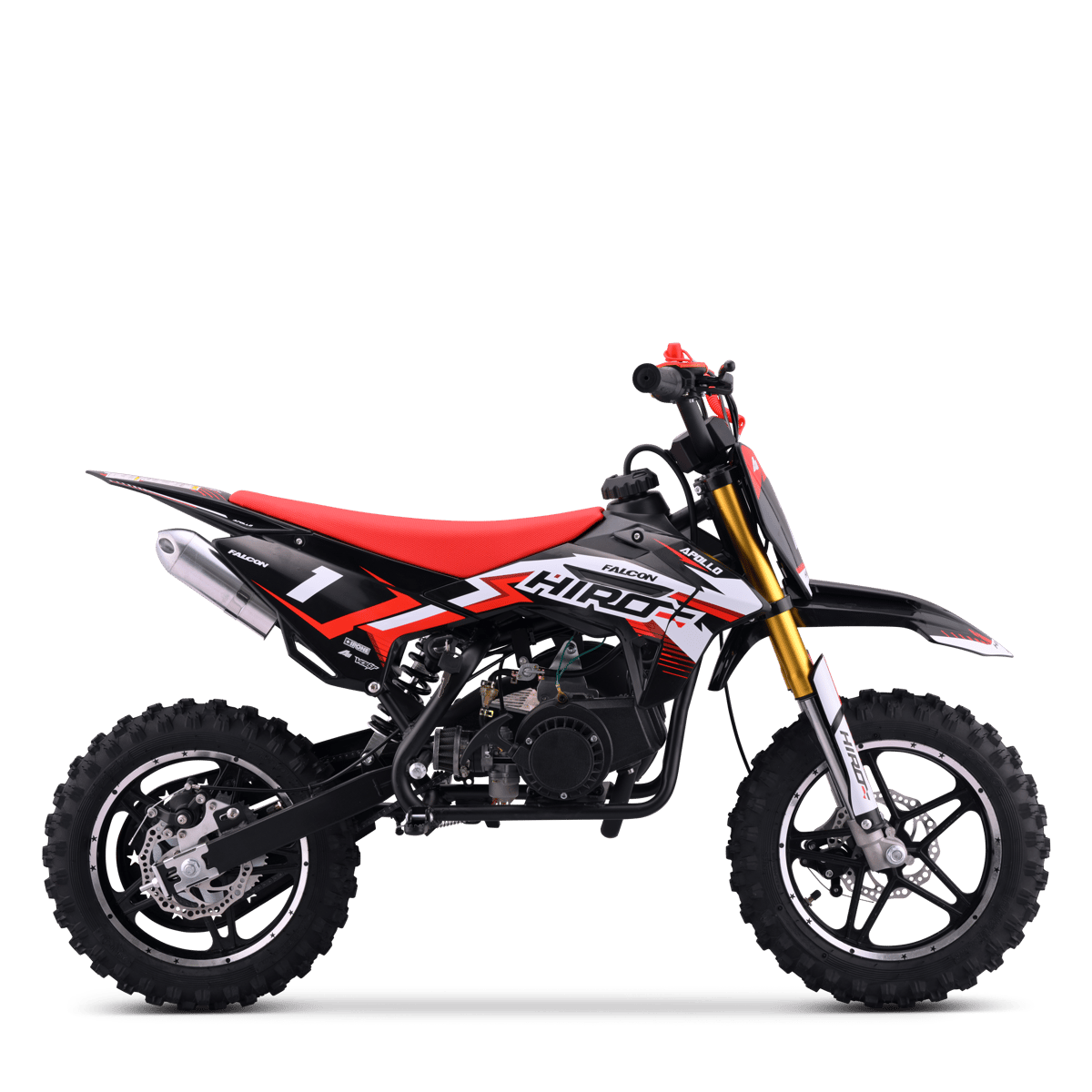 POCKET BIKE ENFANT HIRO FALCON 49CC ROUGE