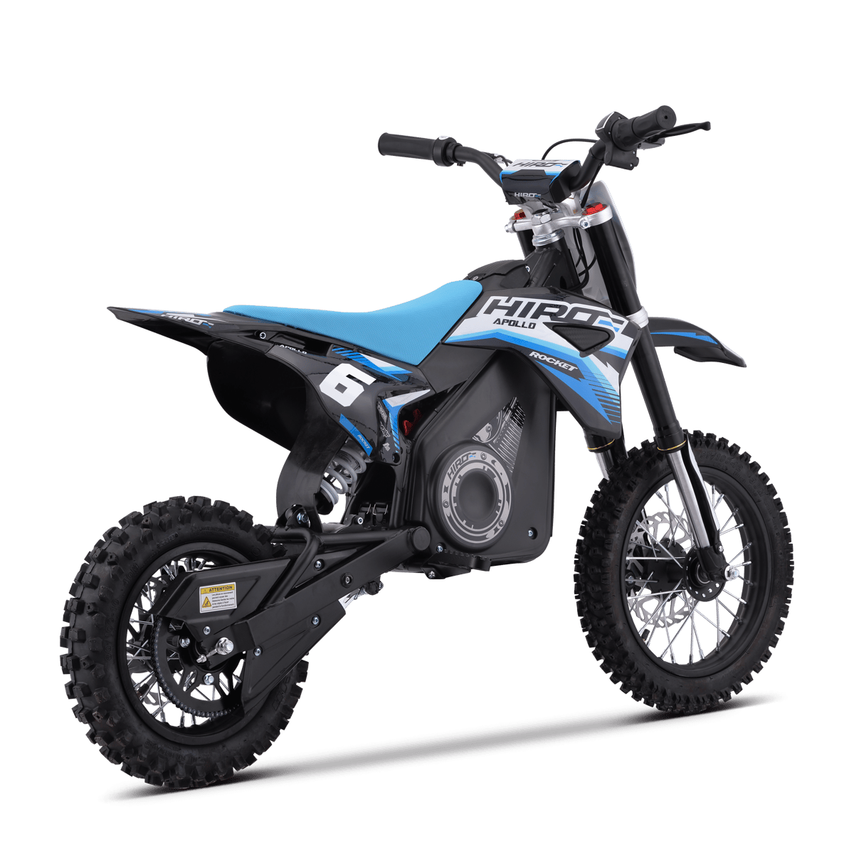 DIRT BIKE ENFANT ÉLECTRIQUE HIRO ROCKET 1200 BLEU