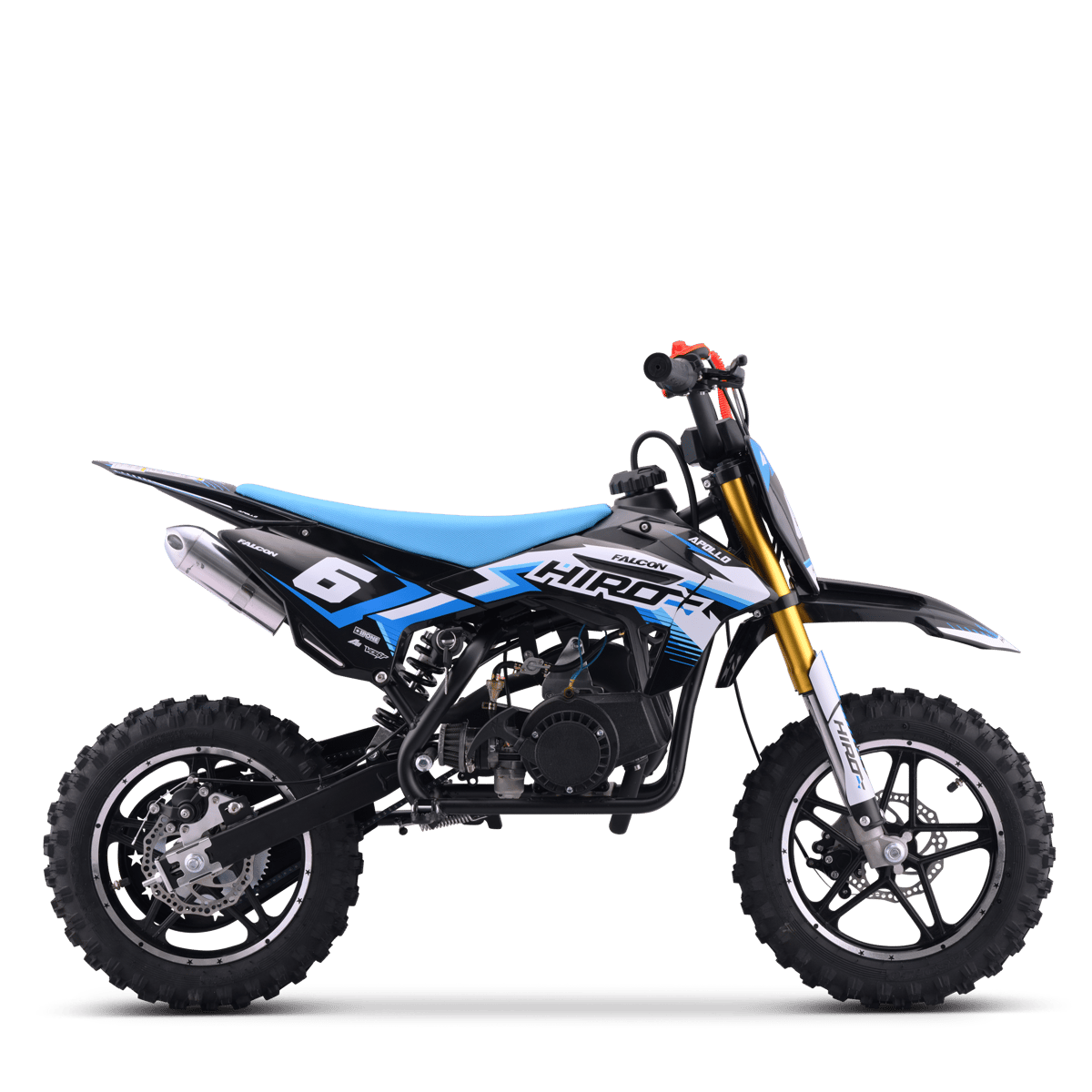 POCKET BIKE ENFANT HIRO FALCON 49CC BLEU