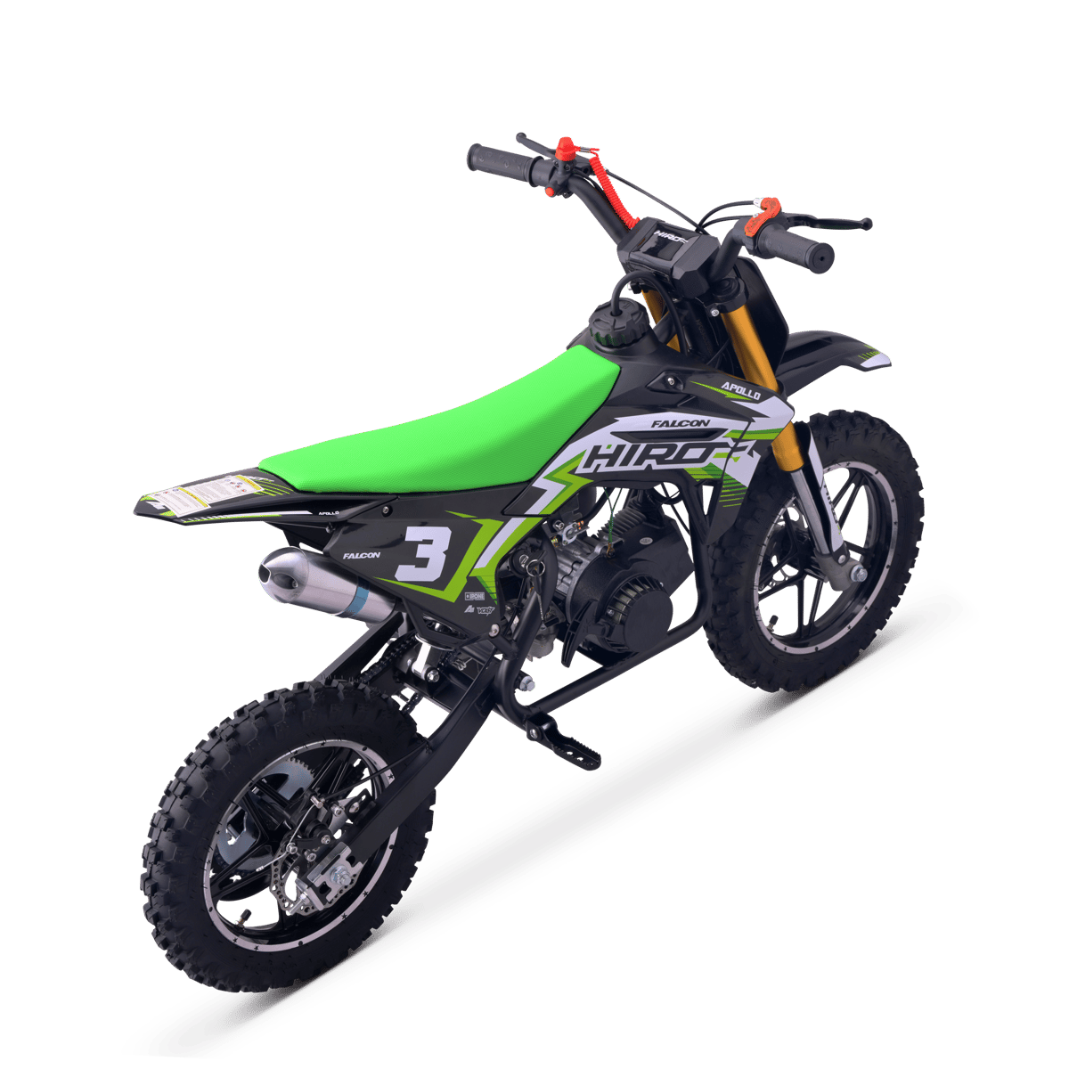 POCKET BIKE ENFANT HIRO FALCON 49CC VERT