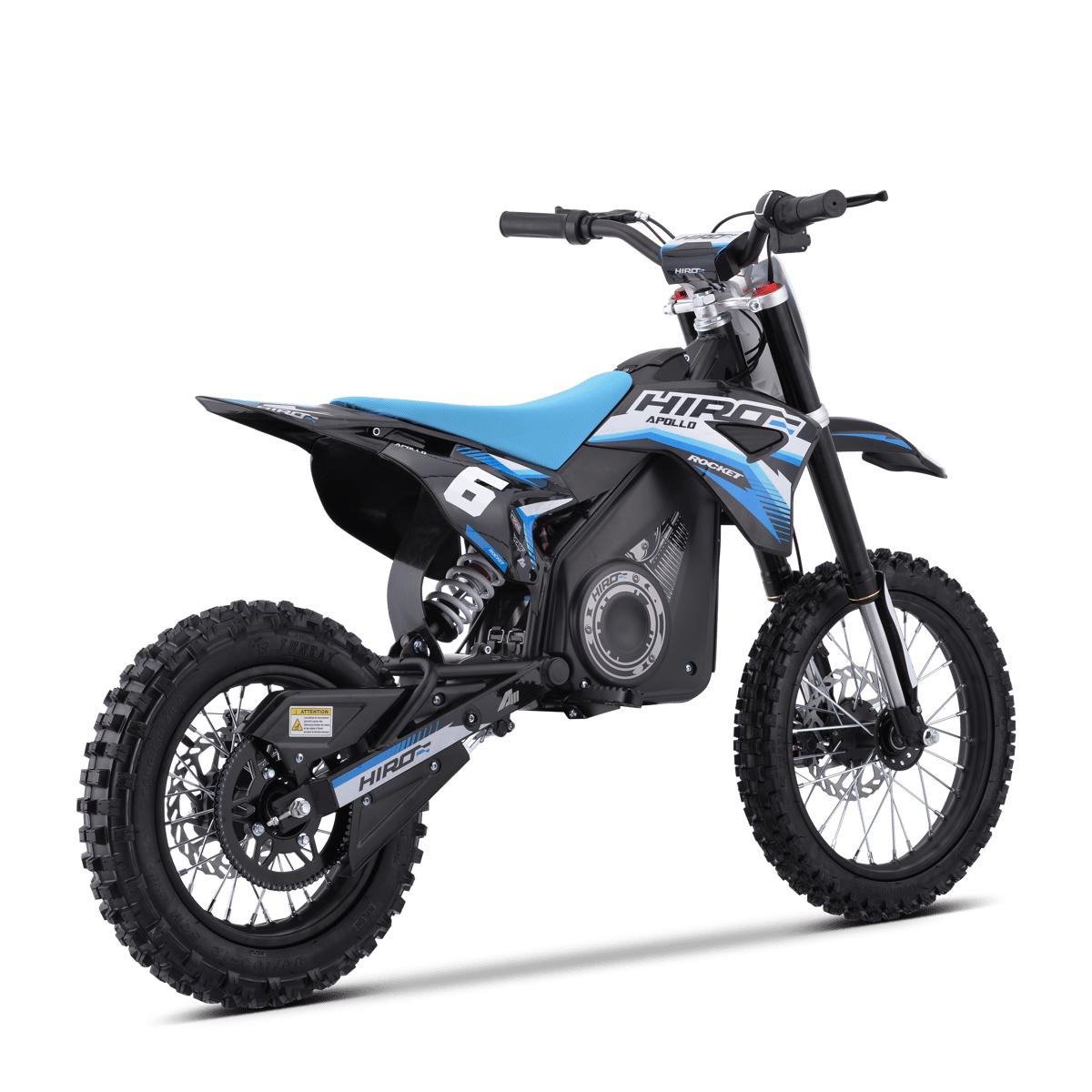 DIRT BIKE ENFANT ÉLECTRIQUE HIRO ROCKET 1600 BLEU