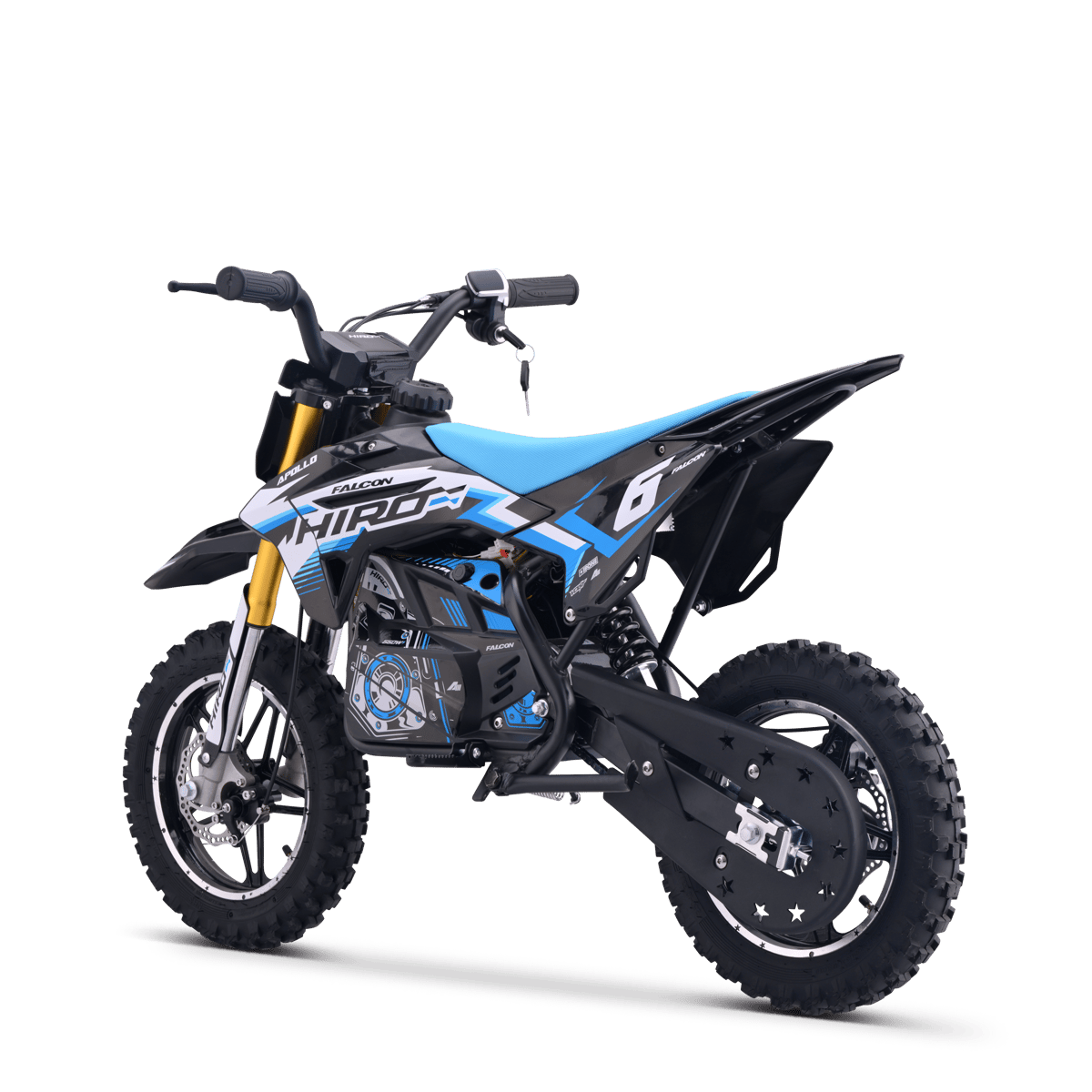 POCKET BIKE ÉLECTRIQUE ENFANT HIRO FALCON 550W BLEU