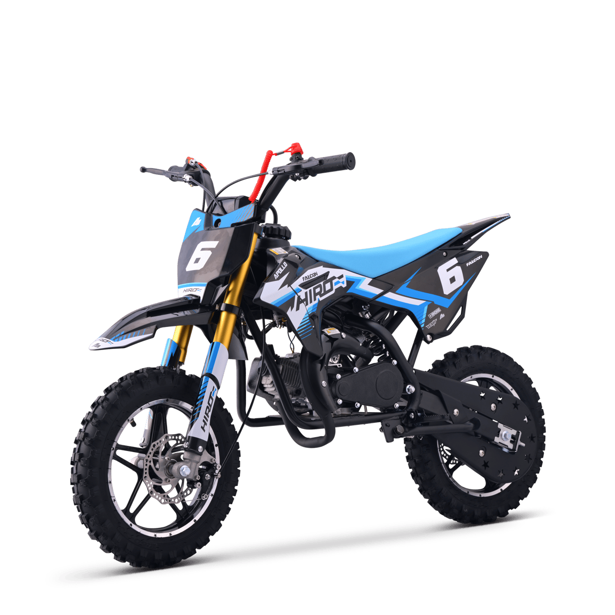 POCKET BIKE ENFANT HIRO FALCON 49CC BLEU