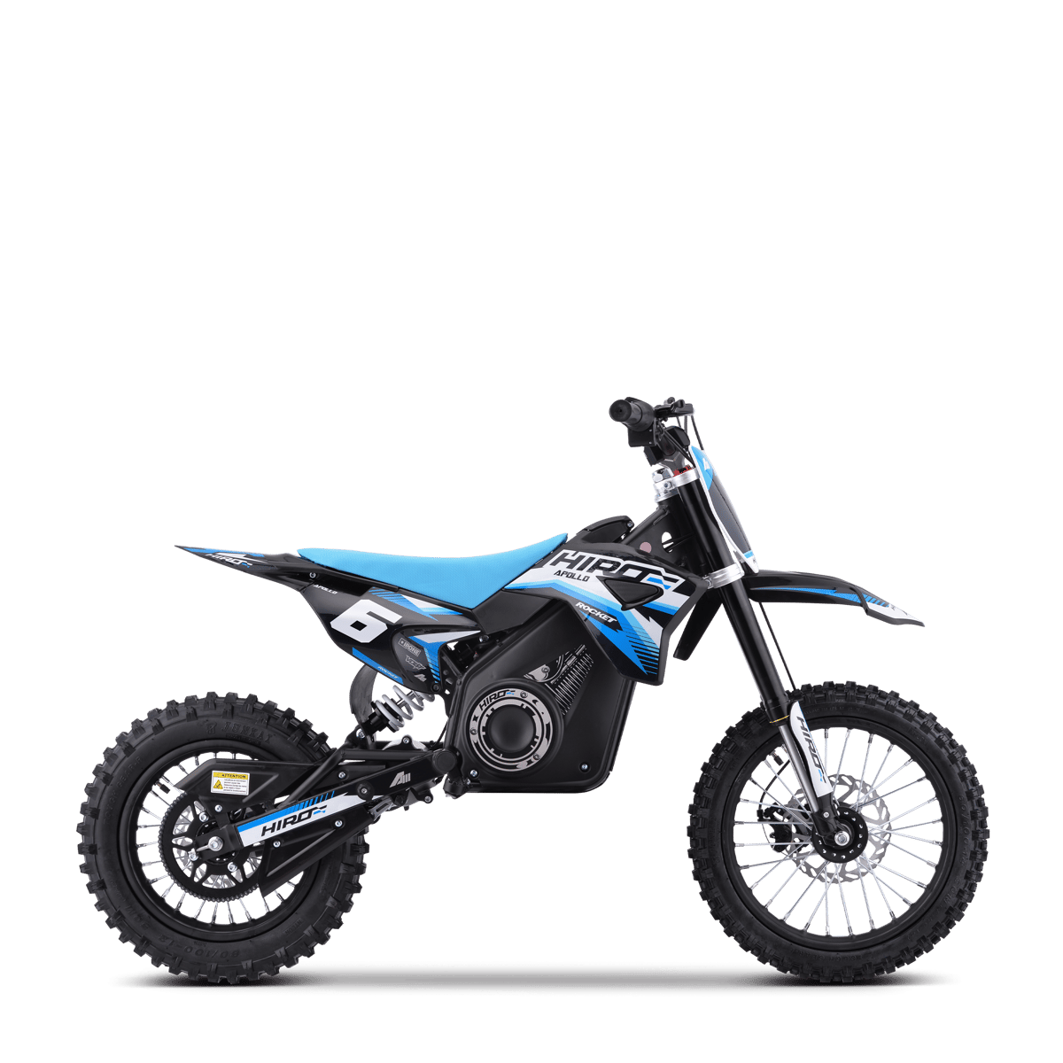 DIRT BIKE ENFANT ÉLECTRIQUE HIRO ROCKET 1600 BLEU