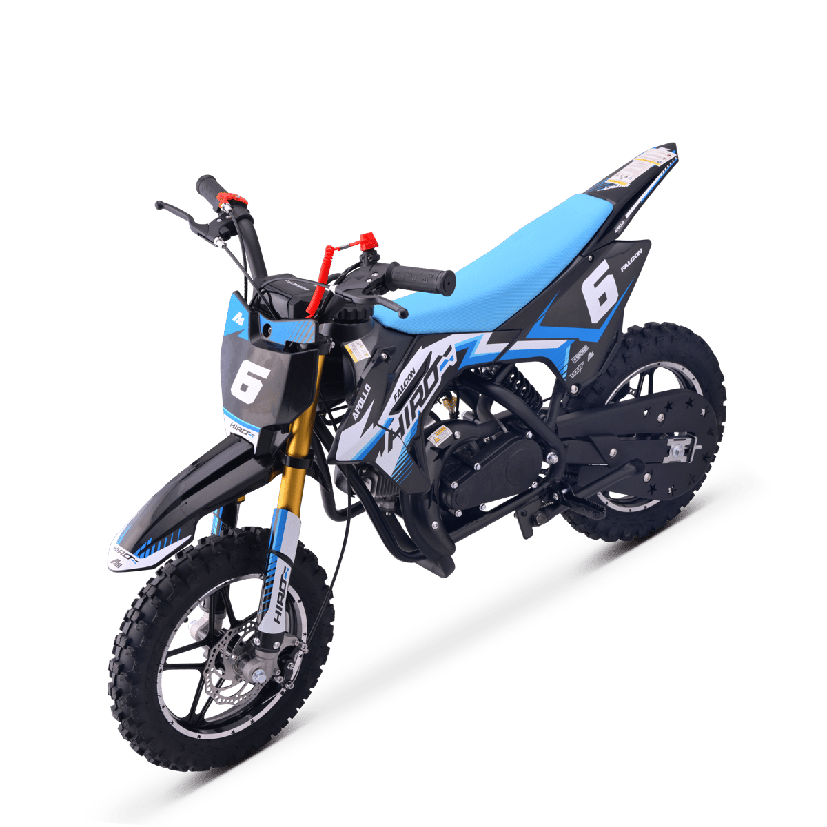 POCKET BIKE ENFANT HIRO FALCON 49CC BLEU