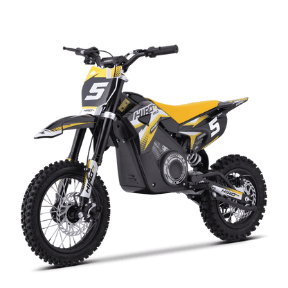 DIRT BIKE ENFANT ÉLECTRIQUE HIRO ROCKET 1200 JAUNE