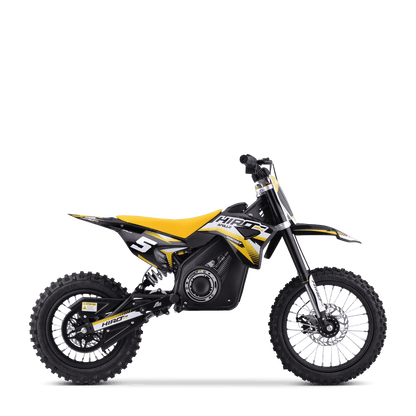 DIRT BIKE ENFANT ÉLECTRIQUE HIRO ROCKET 1600 JAUNE