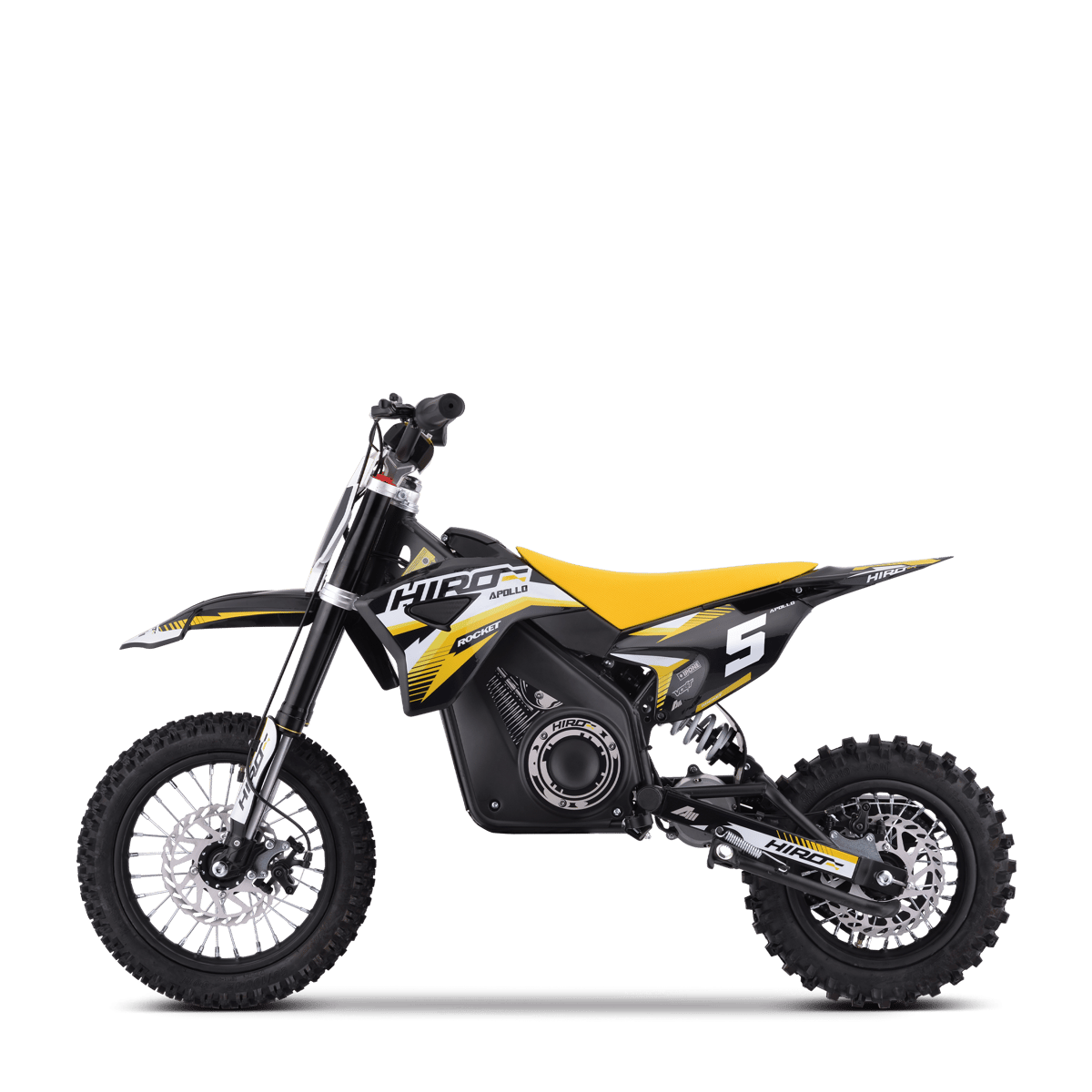 DIRT BIKE ENFANT ÉLECTRIQUE HIRO ROCKET 1200 JAUNE