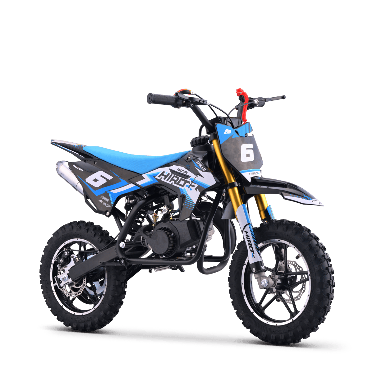 POCKET BIKE ENFANT HIRO FALCON 49CC BLEU