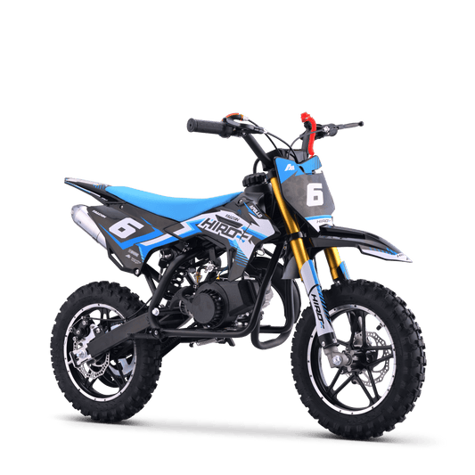 POCKET BIKE ENFANT HIRO FALCON 49CC BLEU