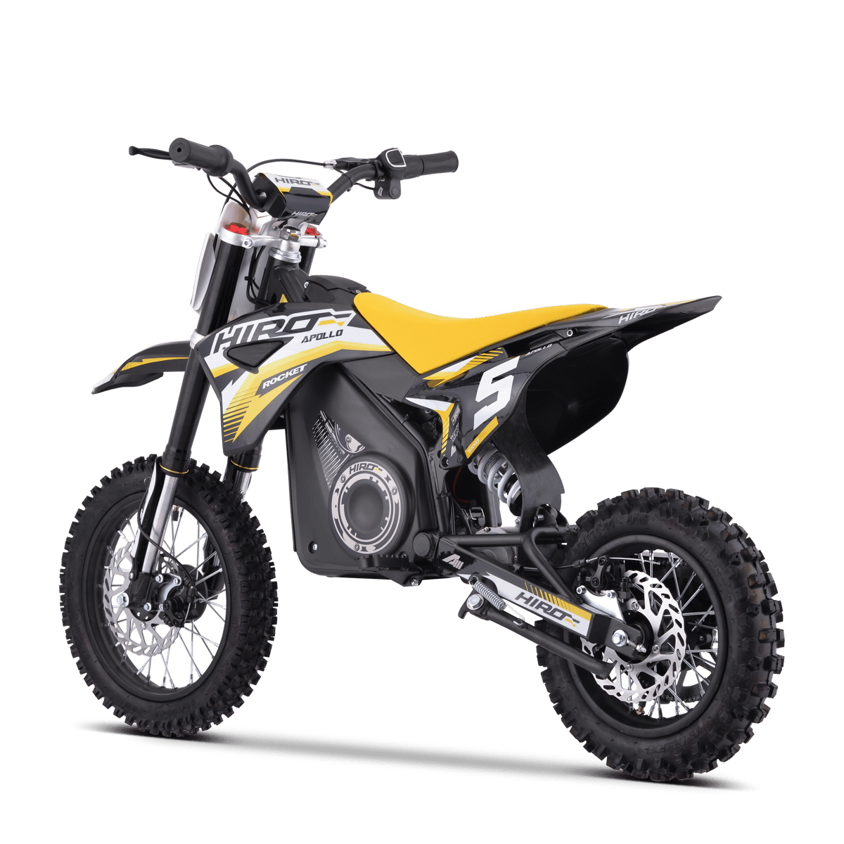 DIRT BIKE ENFANT ÉLECTRIQUE HIRO ROCKET 1200 JAUNE