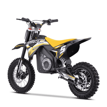 DIRT BIKE ENFANT ÉLECTRIQUE HIRO ROCKET 1200 JAUNE
