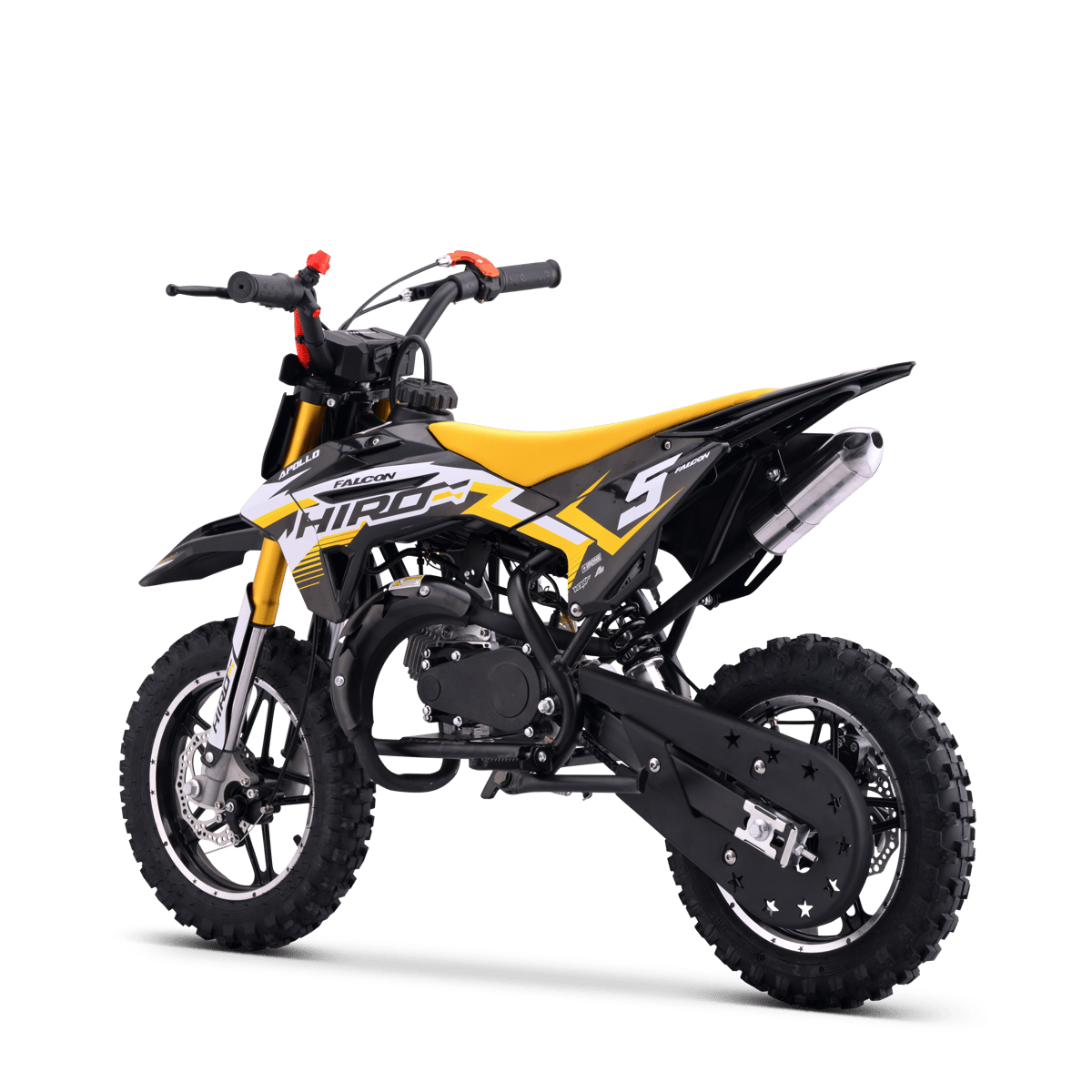 POCKET BIKE ENFANT HIRO FALCON 49CC JAUNE