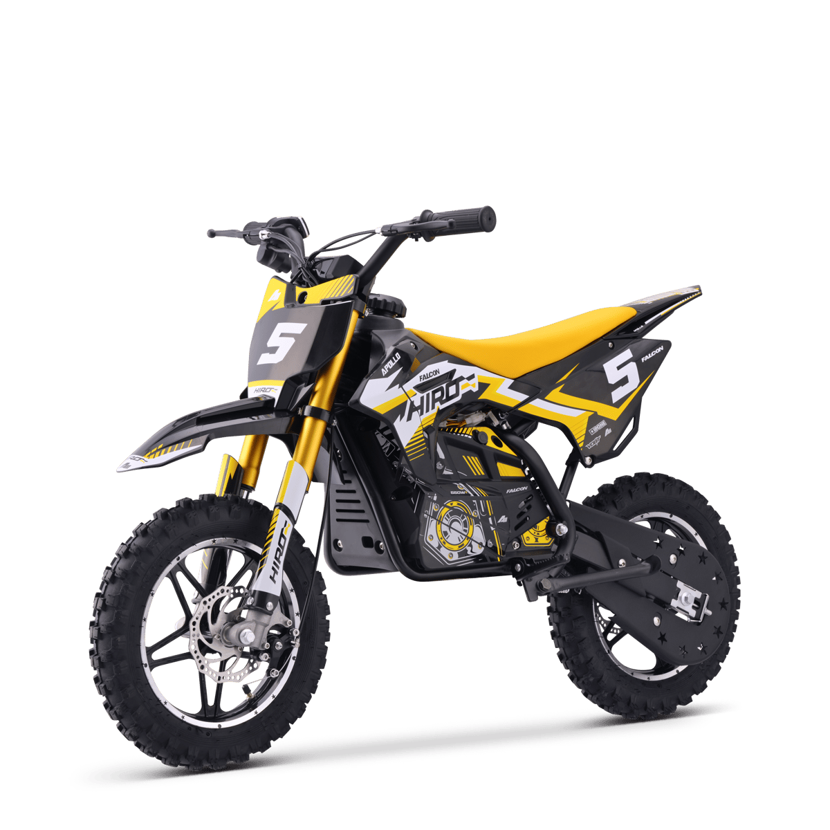 POCKET BIKE ÉLECTRIQUE ENFANT HIRO FALCON 550W JAUNE