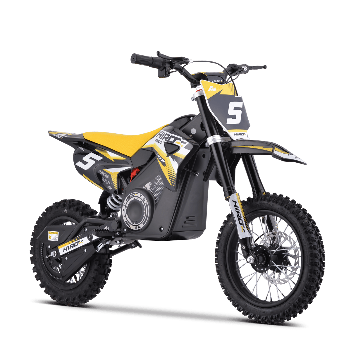DIRT BIKE ENFANT ÉLECTRIQUE HIRO ROCKET 1200 JAUNE
