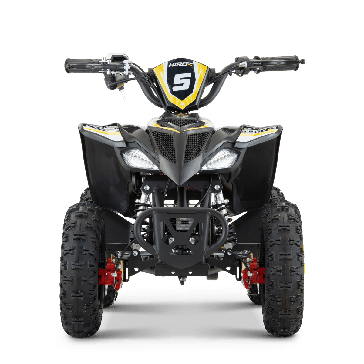 QUAD ENFANT ÉLECTRIQUE HIRO COBRA 800W JAUNE