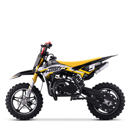 POCKET BIKE ENFANT HIRO FALCON 49CC JAUNE